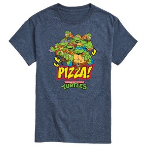 Men's - Teenage Mutant Ninja Turtles - Pizza! Short Sleeve Graphic T-Shirt - 1 of 4