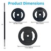 Cardio  Pump Weights, Barbell Weight Set, Adjustable Free Weights for Home and Gym Workout - 2 of 3