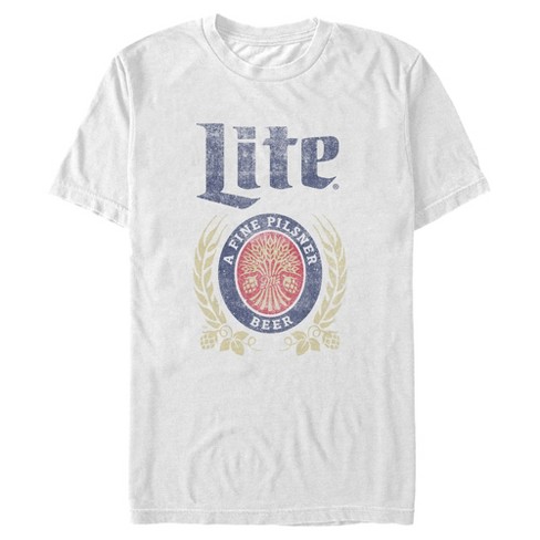 Men's Miller High Life Faded Miller Fine Pilsner T-shirt - White - Large :  Target