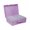Everything Mary 4" x 6" Photo Storage Box, Purple - 16 Inner Organizer Cases - 4 of 4