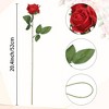 REGALWOVEN Silk Realistic Long Stem Faux Artificial Rose Flowers 20.4" 10 Pcs - 4 of 4