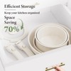 Itopfox Ceramic Nonstick Cookware Set, Healthy Non Toxic 17-Piece Pots and Pans with Removable Handles, Induction Safe, Dishwasher & Oven Safe, PFAS - 2 of 4