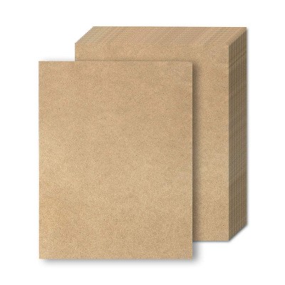 Best Paper Greetings 48-Sheet Brown Kraft Stationary Paper Writing Drawing Printing, Letter Size 8.5"x11"