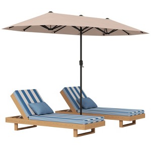 Tangkula 13 FT Double-sided Patio Umbrella Outdoor Large Twin Size Umbrella - 1 of 4