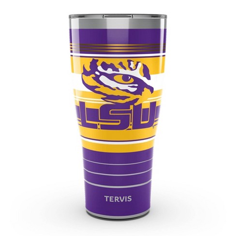 NCAA LSU Tigers 30oz Hype Stripes Stainless Steel Tumbler - image 1 of 4