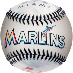 MLB Miami Marlins Soft Strike Baseball - 1 of 2