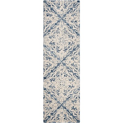 Blossom Blm103 Hand Tufted Area Rug - Blue/ivory - 2'3