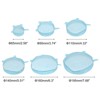 Unique Bargains Reusable Silicone Stretch Lids for Bowls and Food Covers 2 Sets - 2 of 4