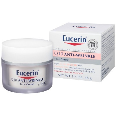 Eucerin Q10 Anti-Wrinkle Sensitive Skin Face Creme - 1.7 fl oz