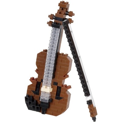 Kawada Nanoblock Collection Violin Micro-Sized Building Block Set