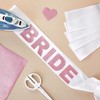 Sparkle and Bash 24 Pack White Satin Sashes for Pageants, Bachelorette Party, Prom, 4 x 33 In - 2 of 4