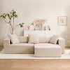 Modular Sectional Sofa With L-Shaped Lounge,Cloud Modular Sofa With Deep Cushions,Convertible Sectional Sofa for Living Room-Maison Boucle - 2 of 4