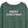 Women's - Winnie the Pooh - Merry Christmas Characters Lightweight French Terry Slouchy - image 2 of 4