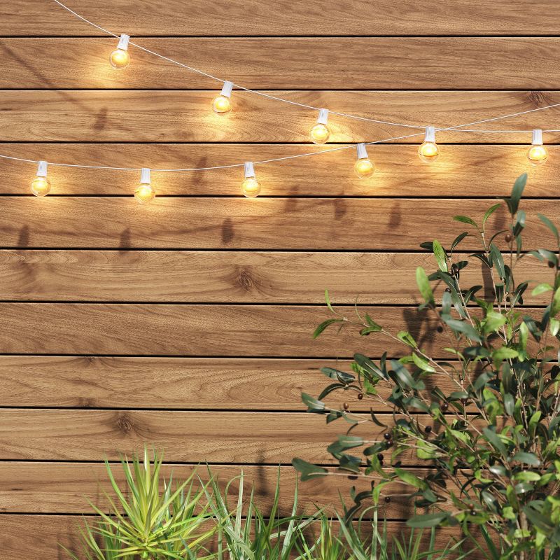 20ct Incandescent Outdoor String Lights G40 Clear Bulbs - Room Essentials&#153;, 2 of 8