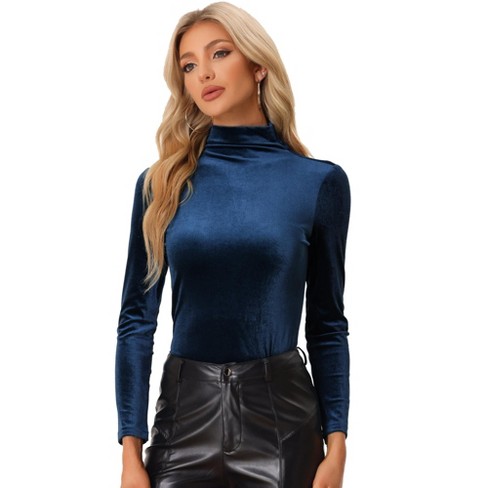 Velour turtleneck hotsell