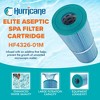 Hurricane HF4326-01M Elite Aseptic Spa Filter Cartridge for PRB25, Unicel C-4326, Filbur FC-2375, Dynamic Series I RDC-25, Waterway 25 in-Line - 2 of 4