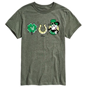 Men's - Disney - Mickey St Patricks Icons Short Sleeve Graphic T-Shirt - 1 of 4