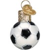 Old World Christmas Blown Glass Mini Ornament, Soccer Ball - 2 of 4