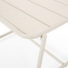 GDFStudio Crowningshield Outdoor Slatted Iron Side Table - 4 of 4