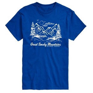 Men's - Instant Message - Smoky Mountains Tn Short Sleeve Graphic T-Shirt - 1 of 4