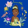 Disney Tiana Floral Wreath  T-Shirt - Royal Blue - 4T - 2 of 3
