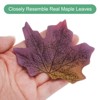 Unique Bargains Home Durable Fall-themed Silk Fabric Faux Autumn Artificial Maple Leaves 200 Pcs - 2 of 4