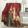 Lomsoe Elegant Medieval Fantasy Design Flannel Blanket - All Seasons Soft and Warm Throw Blanket for Napping, Camping, Travel, Office - 3 of 4