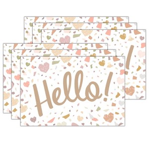 Teacher Created Resources® Terrazzo Tones Hello Postcards, 30 Per Pack, 6 Packs - 1 of 4