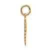 Black Bow Jewelry 14k Yellow Gold 2D Caduceus Charm - 2 of 4