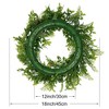 Unique Bargains Easter Artificial Colorful Eggs Wreaths for Front Door Farmhouse Wall Window - 3 of 4