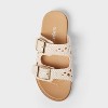 Kids' Brooklyn Crochet Footbed Sandals - Cat & Jack™ Blush - 3 of 4