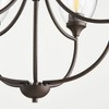 Quorum Lighting Enclave 5-Light Chandelier, Oiled Bronze, 24 Width, 25 Height - 2 of 2