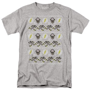 Men's The Flash Ugly Christmas Sweater T-Shirt - 1 of 4