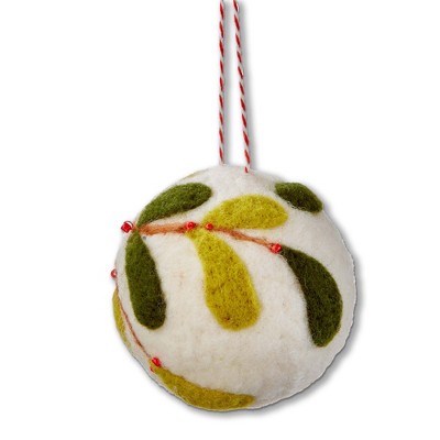 tag Holiday Sprig Felt Ornament