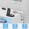 Changing Table Dresser with 6 Drawers, Baby Dresser with Changing Table Top, Power Outlet and LED Light - 3 of 4