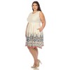 Plus Size Fit and Flare Knee Length Dress - 2 of 4