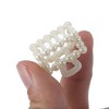 Unique Bargains Women Fashion Pearl Mini Hair Clip Pearl Oval Hairdo Clips 6 Pcs - 3 of 4