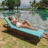 Arkwright California Cabana Chaise Lounge Cover - (Pack of 2) 100% Cotton Terry Towels, Pool Chair Covers for Outdoor Beach Furniture, 30 x 85 in - 4 of 4