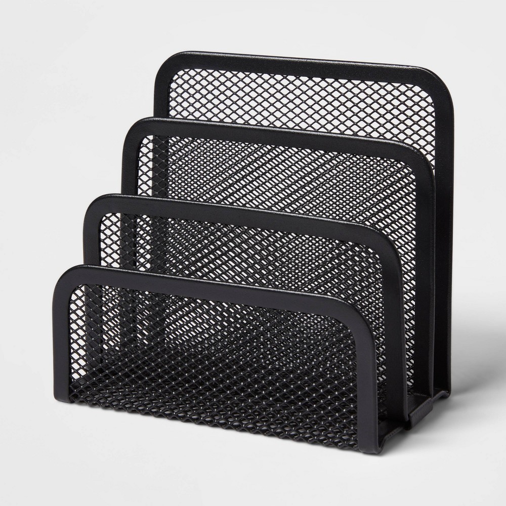 Photos - Accessory Mesh Letter Sorter Black - Brightroom™