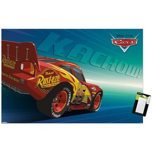 Trends International Disney Pixar Cars (2006) - Kachow! Lightning McQueen Unframed Wall Poster Prints - 1 of 4