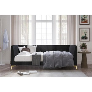 Home Design Elsie Corduroy Upholstered Daybed, Twin - 1 of 3
