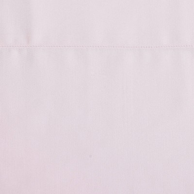 King Solid Pink Cotton Polyester Sateen Sheet Set