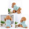 Unique Bargains Pet Dog Warm Hoody Coat Clothes Green Large Size - 2 of 4