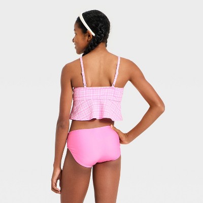 Art Class Girls' Picnic Prep Bikini Set - art class™ Pink L — фото 2