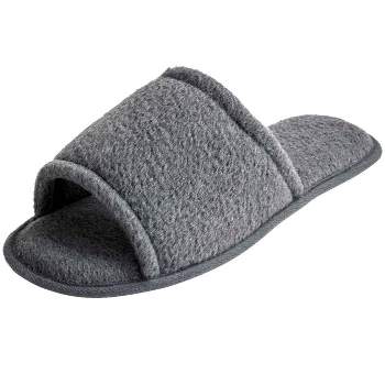 Kingsize Men's Wide Width High Pile Fleece Lined Sock Slipper : Target