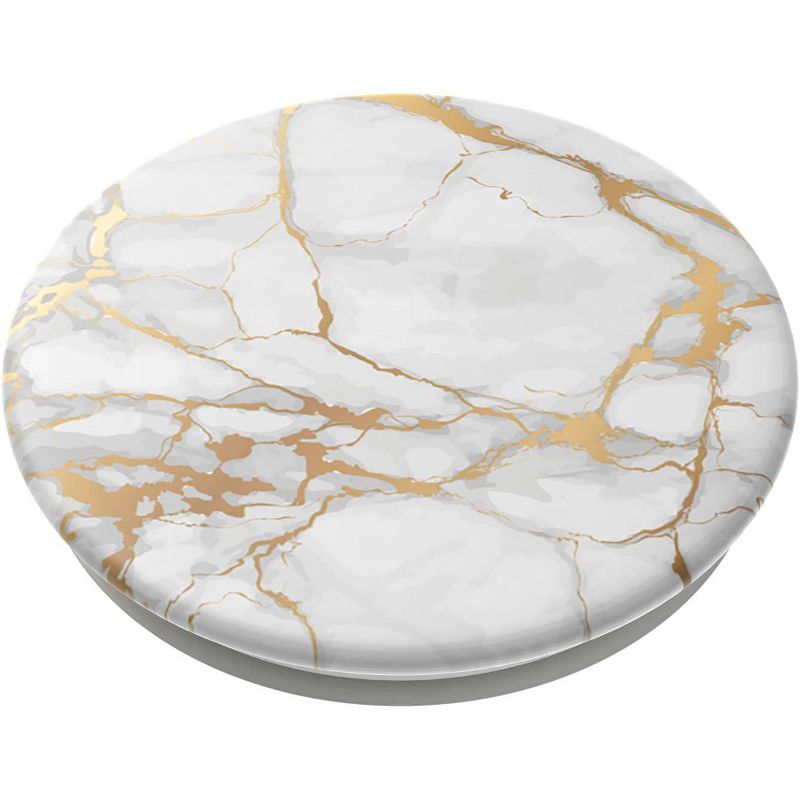 PopSockets PopGrip Cell Phone Grip &#38; Stand - Gold Lutz Marble, 3 of 5