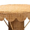 bali & pari Pabla Rattan Scalloped Accent Table Light Honey - 3 of 4
