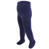 Touched by Nature Baby Girl Organic Cotton Tights, Cream Pink - 2 of 4