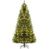 FURNIinspire Artificial Trees Tall Prelit Christmas Tree Indoor Christmas Decorations For Living Room, Christmas Vibe, Green, 47.3"*47.3"*88.5" - 2 of 4