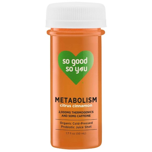 So Good So You Metabolism Citrus Cinnamon Organic Cold-pressed ...